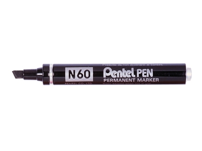 Afbeeldingen van Pentel Merkpen N60 1,2-6mm zwart