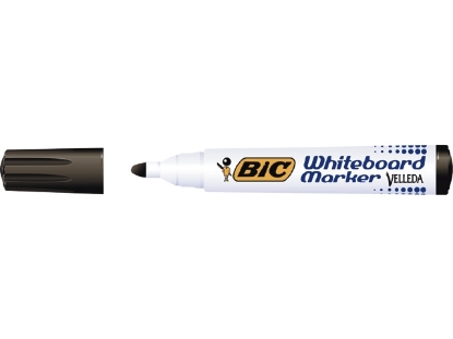 Afbeeldingen van Bic viltstift 1701,  1.5 mm, whiteboard, rond, 904937, zwart