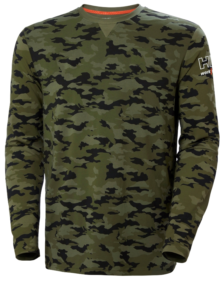 Afbeeldingen van Helly hansen longsleeve kensington camo