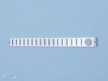 Afbeeldingen van Gavo Schuifrooster, aluminium met vliegengaas 3-3704W 37 x 4 cm, wit