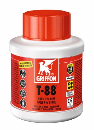 Afbeeldingen van Griffon PVC lijm T-88® Flacon 250 ml m kwast