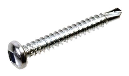 Afbeeldingen van QZ Zelfborende schroeven panhead binnenvierkant (staal gehard verzinkt) DIN7504M  844 4.2x13 CK SQ2