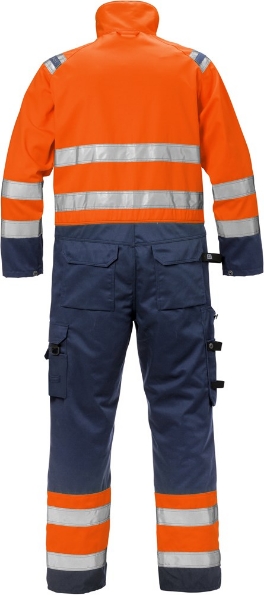 Afbeeldingen van Fristads overall oranje/marine