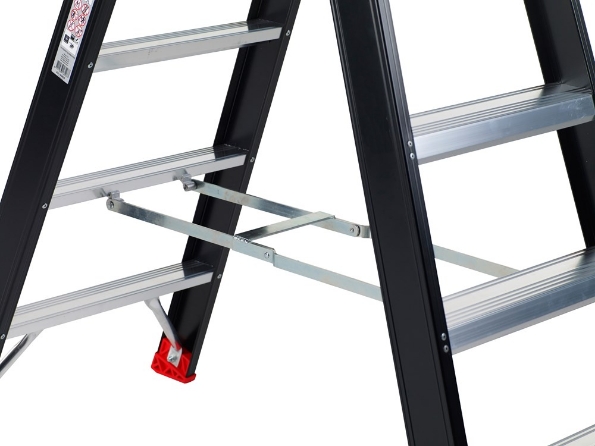 Afbeeldingen van Altrex Dubbel oploopbaar - aluminium trap (gecoat) Taurus 2x2 treden