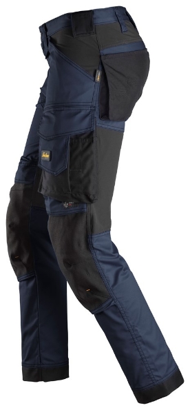 Afbeeldingen van Snickers Workwear AllroundWork, Stretch Werkbroek 6341 Navy / zwart 92