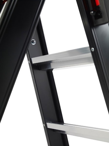 Afbeeldingen van Altrex Dubbel oploopbaar - aluminium trap (gecoat) Taurus 2x2 treden