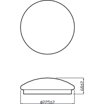 Afbeeldingen van Philips led plafondlamp Moire cl200 rd 6w 27k