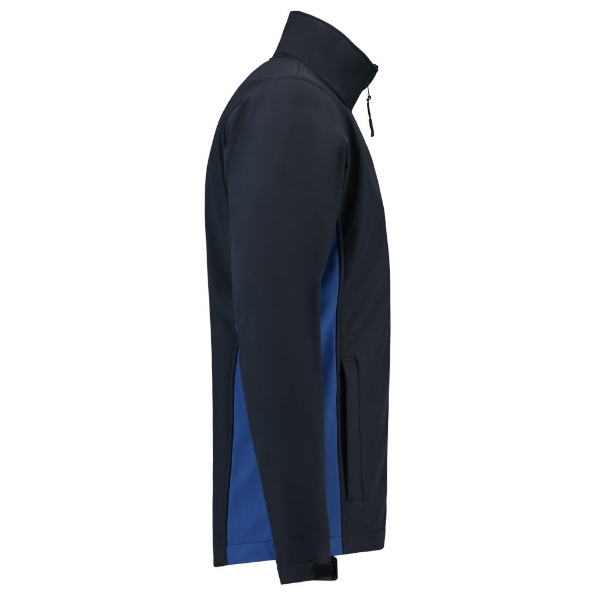 Afbeeldingen van TRICORP WORKWEAR Softshell Bicolor 402002 Navy/Korenblauw 3XL