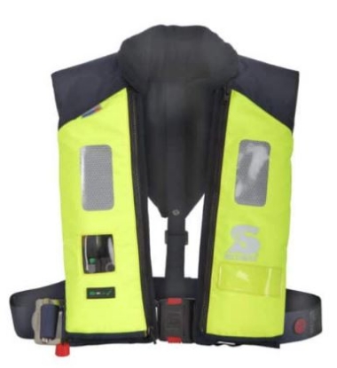 Afbeeldingen van Secumar reddingsvest Alpha 275 3D neon geel