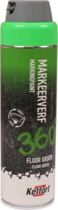 Afbeeldingen van Kelfort Markeerverf fluor 360 graden 500ml groen