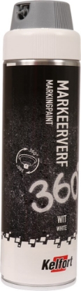 Afbeeldingen van Kelfort Markeerverf fluor 360 graden 500ml wit