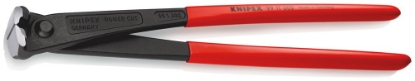 Afbeeldingen van KNIPEX Kracht-Moniertang, grote krachtoverbrenging 300 geplastificeerde handgreep