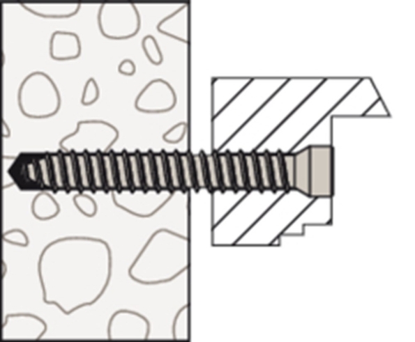 Afbeeldingen van Fischer Kozijnschroef cilinderkop FFSZ TX30 7,5 x 8