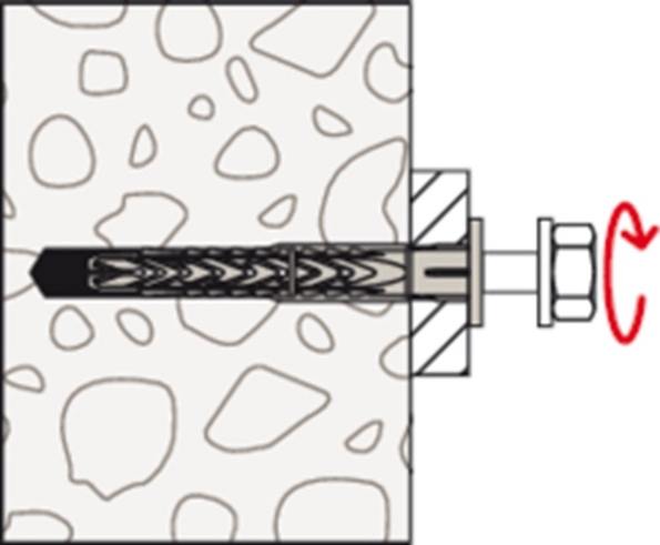Afbeeldingen van Fischer Constructieplug met zeskantschroef SXRL FUS 10 x 140