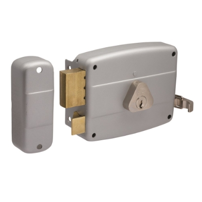 Afbeeldingen van Cisa voordeur oplegslot 50mm dr.2 (Din RS) met vaste buitencilinder 26mm