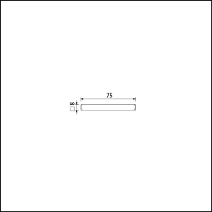 Afbeeldingen van AMI Vierkant vol stift 8x75mm