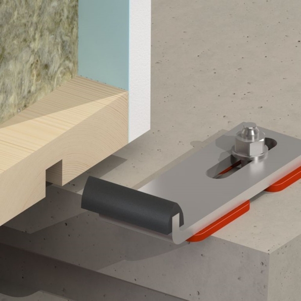 Afbeeldingen van GB Elementrubber grijs 68mm 20x6mm