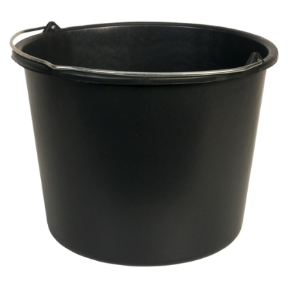 Afbeeldingen van Kelfort Bouwemmer Durable D Zwart 20 Ltr