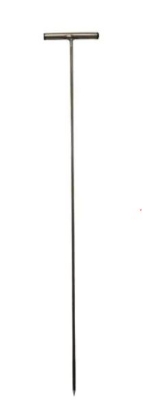Afbeeldingen van Prikstok/leidingzoeker rvs t-greep 150cm