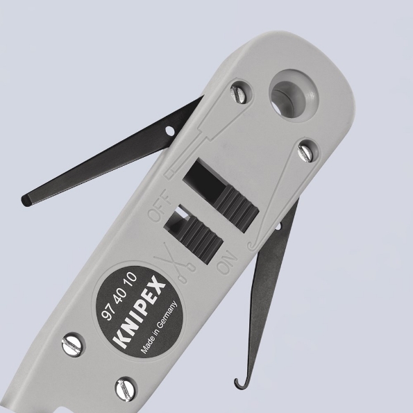 Afbeeldingen van KNIPEX Montagegereedschap voor UTP- en STP-kabels met geleider Ø 0,4 - 0,8 mm