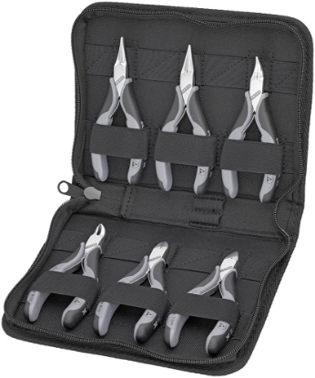 Afbeeldingen van Knipex electronica tangeset esd 6-delig