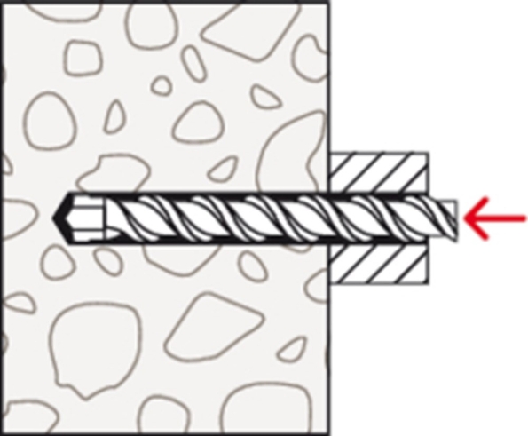 Afbeeldingen van Fischer Afstandsschroef ASL 6 x 325 