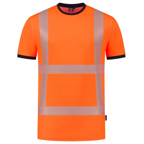 Afbeeldingen van TRICORP SAFETY T-shirt RWS Revisible 103701  fl.oranje XS