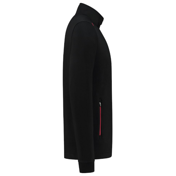 Afbeeldingen van TRICORP WORKWEAR Sweatvest Accent 302702 zwart/rood XS