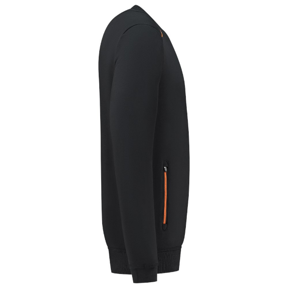 Afbeeldingen van TRICORP WORKWEAR Sweater Accent 302703 zwart/oranje XS