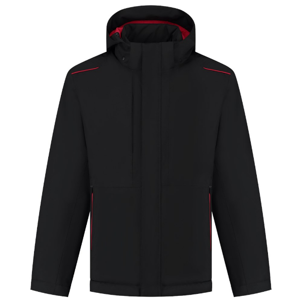 Afbeeldingen van TRICORP WORKWEAR Winter Tech Shell Accent 402703 zwart/rood 3XL