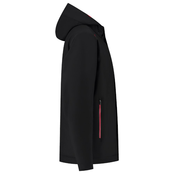 Afbeeldingen van TRICORP WORKWEAR Winter Tech Shell Accent 402703 zwart/rood 3XL