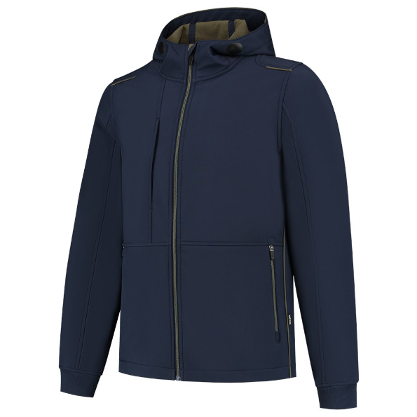 Afbeeldingen van TRICORP WORKWEAR Softshell Capuchon Accent 402705  ink 2XL