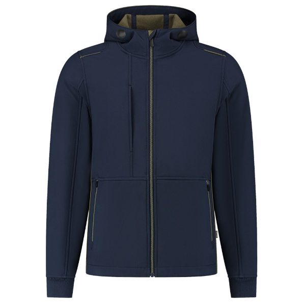 Afbeeldingen van TRICORP WORKWEAR Softshell Capuchon Accent 402705  ink 2XL