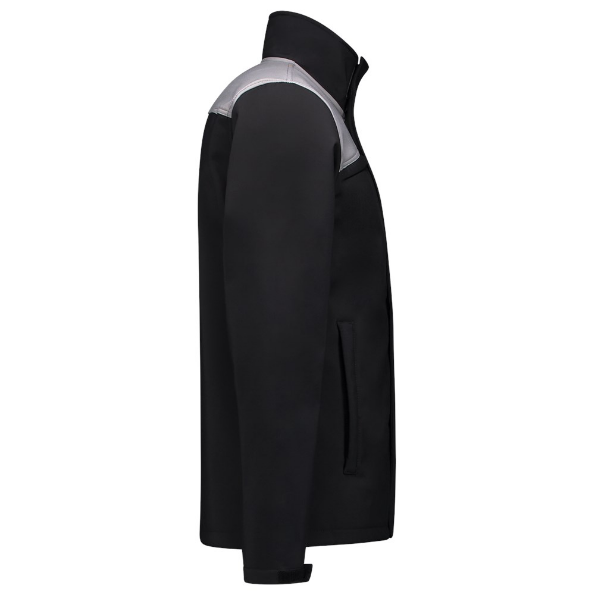 Afbeeldingen van TRICORP WORKWEAR Softshell Bicolor Naden 402021 Zwart/grijs 3XL