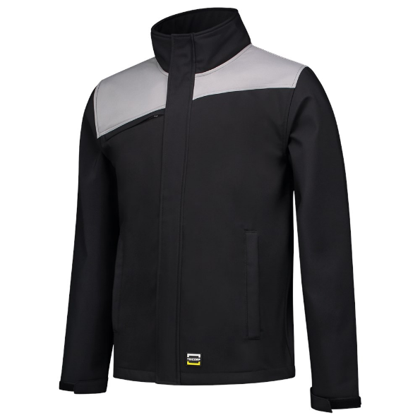 Afbeeldingen van TRICORP WORKWEAR Softshell Bicolor Naden 402021 Zwart/grijs 3XL