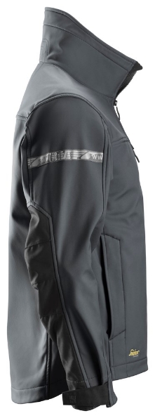 Afbeeldingen van Snickers Workwear AllroundWork, Softshell Jack 1200 Staal grijs M