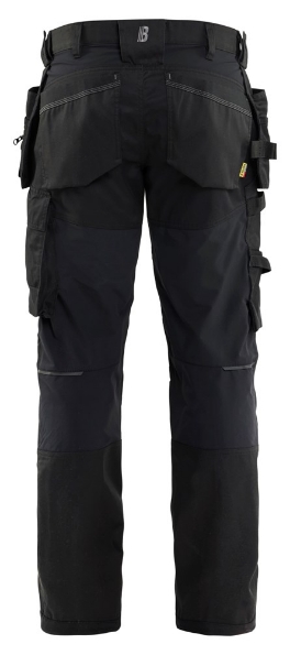 Afbeeldingen van Blaklader broek 1750 2-weg stretch zwart C48