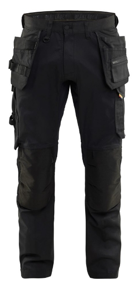 Afbeeldingen van Blaklader broek 1750 2-weg stretch zwart C48