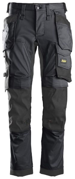 Afbeeldingen van Snickers broek 6241 staalgrijs/zwart 250