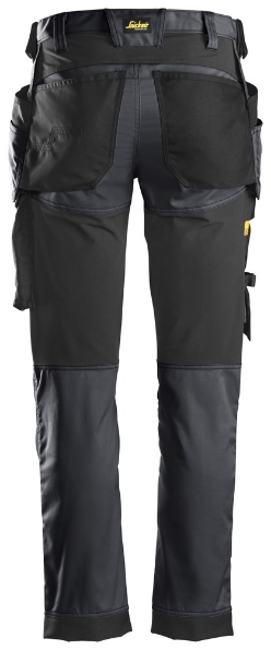 Afbeeldingen van Snickers broek 6241 staalgrijs/zwart 250