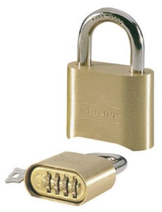 Afbeeldingen van Masterlock cijferhangslot messing