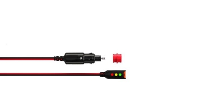 Afbeeldingen van Cteck acculaadkabel 12V met indicator